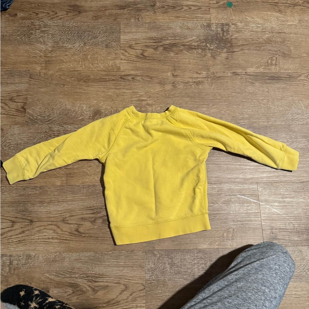 Hanna Andersson organic cotton Sunny Yellow sweatshirt 3T